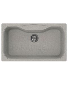 ELLECI stone mass kitchen sink FOX 360 Grigio Pietra 86.3x50.3 cm