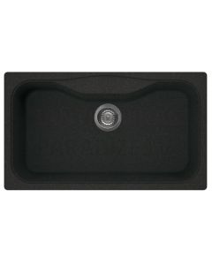 ELLECI stone mass kitchen sink FOX 360 Nero Pietra 86.3x50.3 cm