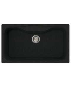 ELLECI stone mass kitchen sink FOX 360 Nero 86.3x50.3 cm