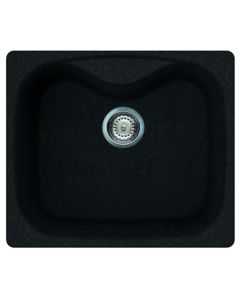 ELLECI stone mass kitchen sink FOX 200 Nero Pietra 58.4x50.4 cm