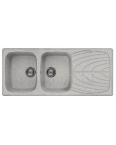 ELLECI stone mass kitchen sink MASTER 500 Grigio Pietra 116x50 cm