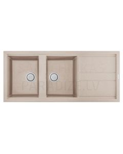 ELLECI akmens masas virtuves izlietne BEST 500 Avena 116x51 cm