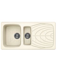 ELLECI stone mass kitchen sink MASTER 475 Bianco Antico 100x50 cm