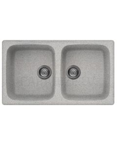 ELLECI akmens masas virtuves izlietne MASTER 450 Grigio Pietra 86x50 cm