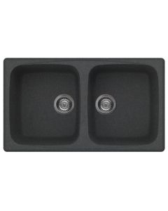 ELLECI stone mass kitchen sink MASTER 450 Nero Pietra 86x50 cm