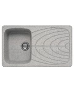 ELLECI stone mass kitchen sink MASTER 400 Grigio Pietra 86x50 cm