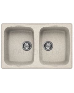 ELLECI stone mass kitchen sink MASTER 350 Avena 79x50 cm