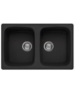 ELLECI stone mass kitchen sink MASTER 350 Nero 79x50 cm