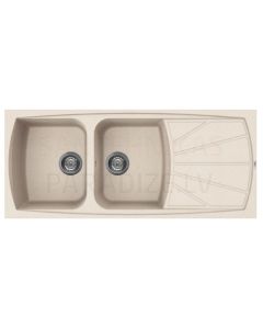 ELLECI stone mass kitchen sink LIVING 500 Avena 116x50 cm