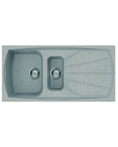 ELLECI stone mass kitchen sink LIVING 475 Grigio Pietra 100x50 cm