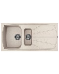 ELLECI stone mass kitchen sink LIVING 475 Avena 100x50 cm