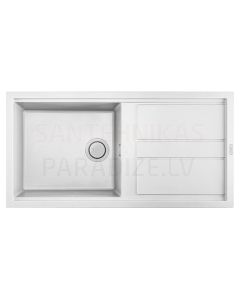 ELLECI akmens masas virtuves izlietne BEST 480 Balts 100x51 cm