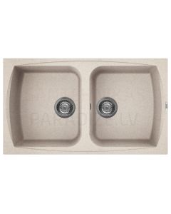 ELLECI stone mass kitchen sink LIVING 450 Avena 86x50 cm