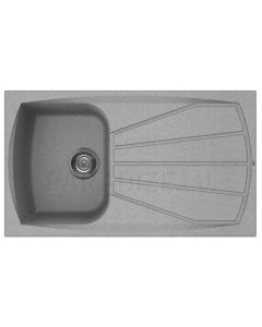 ELLECI stone mass kitchen sink LIVING 400 Grigio Pietra 86x50 cm