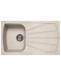 ELLECI stone mass kitchen sink LIVING 400 Avena 86x50 cm