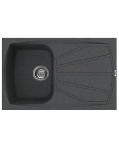 ELLECI stone mass kitchen sink LIVING 300 Nero Pietra 79x50 cm