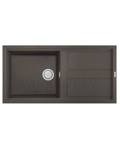 ELLECI akmens masas virtuves izlietne BEST 480 Dove pelēks 100x51 cm