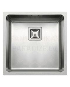 ELLECI stainless steel kitchen sink W-SQUARE 400 44x44 cm