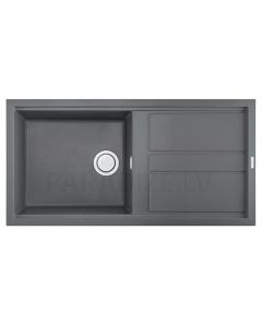 ELLECI akmens masas virtuves izlietne BEST 480 Titanium 100x51 cm