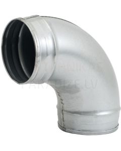 EUROPLAST līkums metāla, 90*- Ø100mm bez gumijām, presēts BF90-100