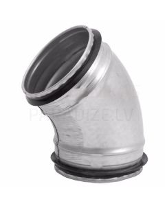 EUROPLAST līkums metāla, 15*- Ø100mm ar gumijām BFS15-100