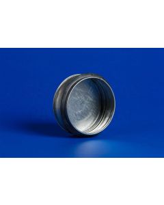 EUROPLAST gala nosegs metāla, Ø100mm ar gumijām ESS100