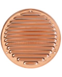 EUROPLAST metal ventilation grille, Ø160mm, copper MR160Cu