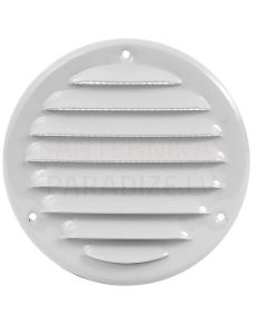 EUROPLAST metal ventilation grille, Ø200mm, white MR200