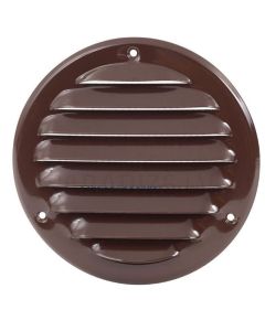 EUROPLAST metal ventilation grille, Ø200mm, brown MR200B