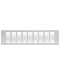 EUROPLAST aluminum grille, 100x400mm, white RA1040