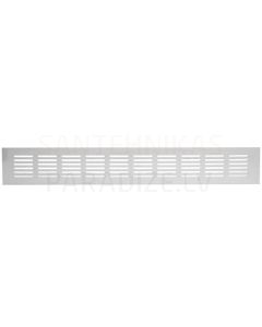 EUROPLAST aluminum grille, 60x400mm, white RA640