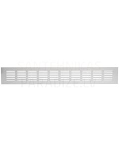 EUROPLAST aluminum grille, 60x500mm, white RA650