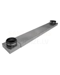 EUROPLAST воздуховод для сауны Ø125mm, 170x45x1400-2400mm SGV125