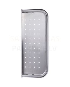 FANECO Urinal partition, perforated,stainless steel N13008.S