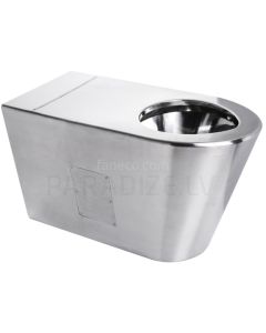 FANECO Stainless steel toilet pan for disabled URT207