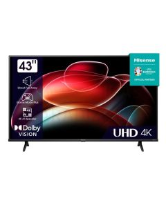 HISENSE television A6K 43' Ultra HD, LED LCD, side stand