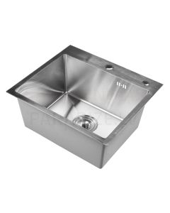 WISENT stainless steel kitchen sink 50x44 silver