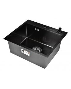 WISENT stainless steel kitchen sink 50x44 graphite