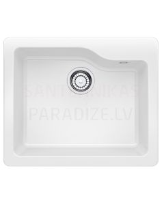 FRANKE ceramic kitchen sink SINGLE White glossy 60x50 cm