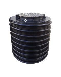 Plastic sewer 1 m x 2,5m with a cover S1X1001