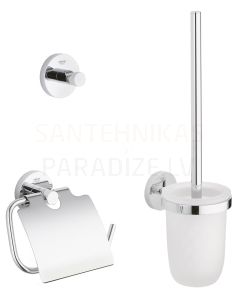 GROHE vonios kambario aksesuarų rinkinys Essentials New City 3 in 1 (Chromas)