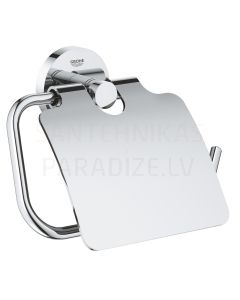 GROHE tualetes papīra turētājs ar vāciņu Essentials New (Hroms)