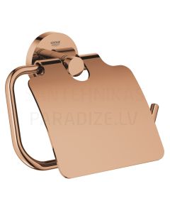 GROHE tualetes papīra turētājs ar vāciņu Essentials New (Warm Sunset)