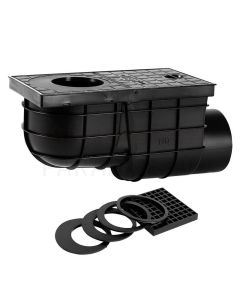 HACO Lietus ūdeņu traps LSVB DN 110 C melns