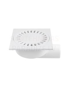 HACO Floor drain with side outlet PVB DN 50 white