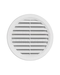 HACO Plastic ventilation grille VM Ø 100 with mesh, white
