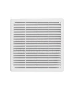 HACO Plastic ventilation grille VM 100x100 K with mesh, white