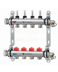 Heimeier Dynacon 150 floor heating manifold with automatic flow regulation (12 circuits)