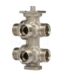 Heimeier 6 way valve DN15 Kvs-1.25 (Euroconus connection)