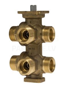 Heimeier 6 way valve DN15 Kvs-1.25 (Eurocone connection tip)